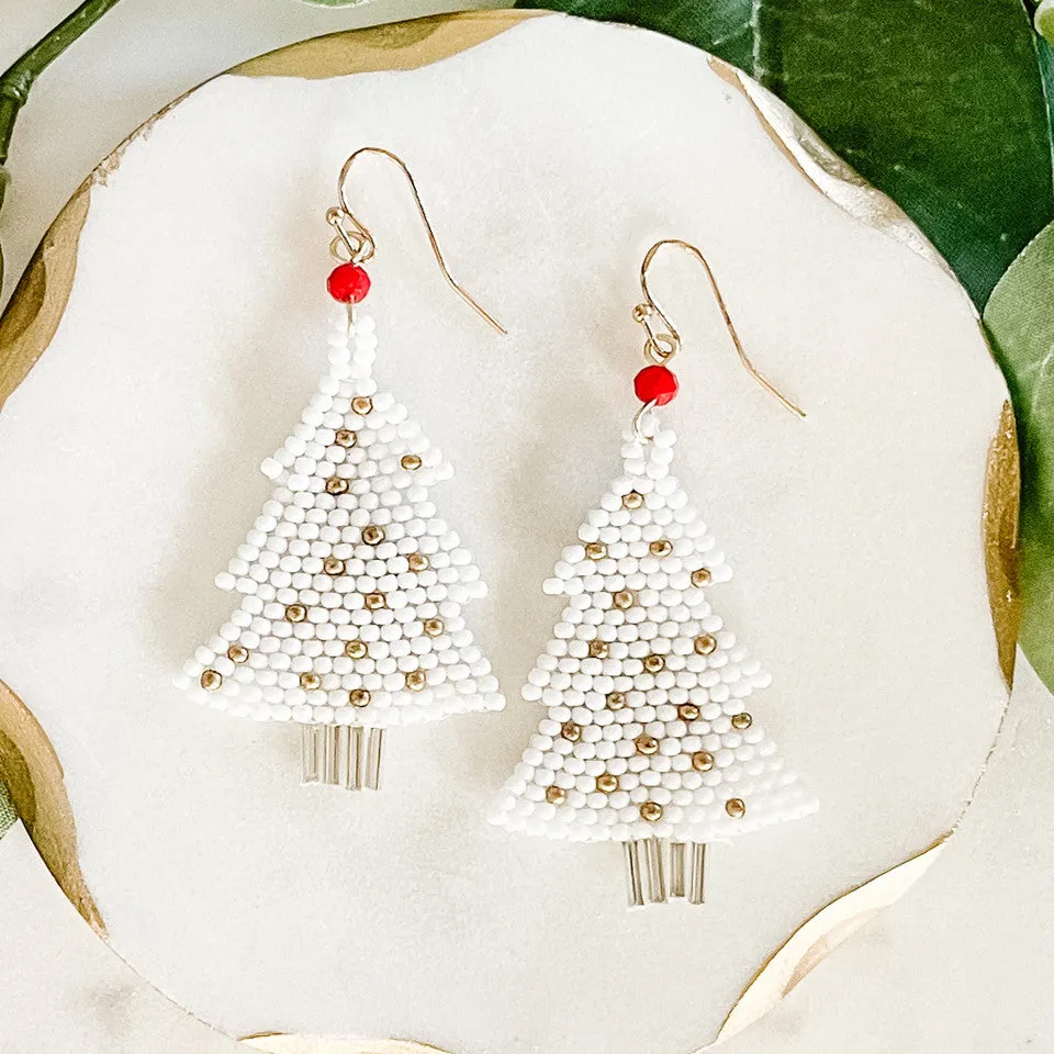 Beaded Fringe Earrings