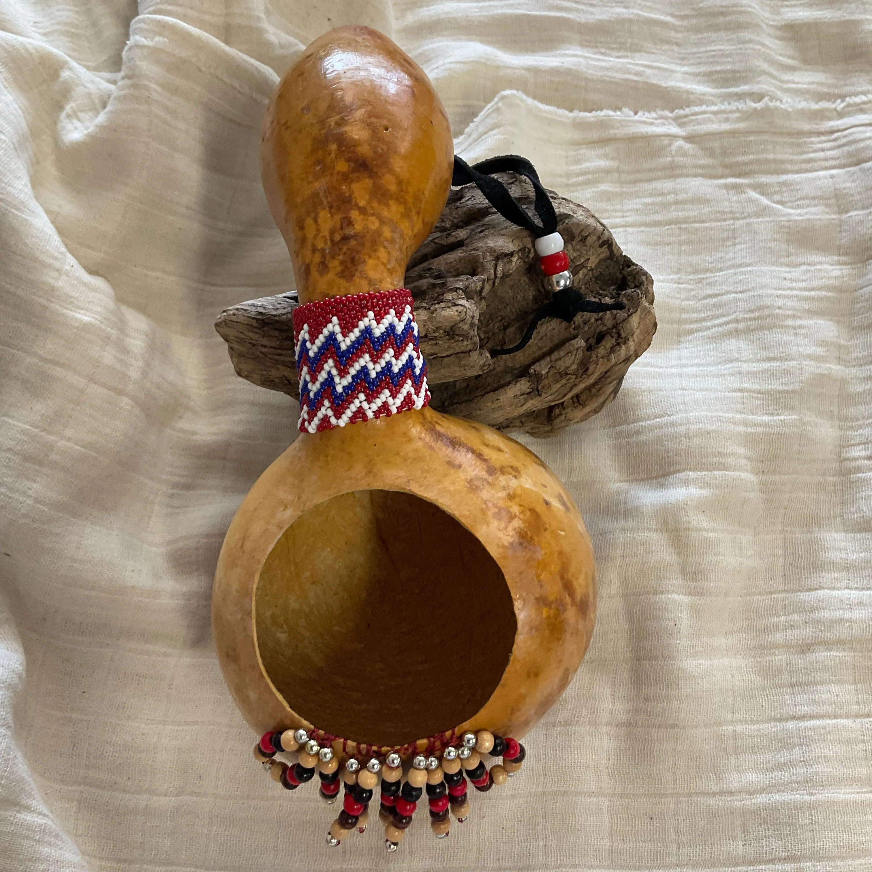 Beaded gourd
