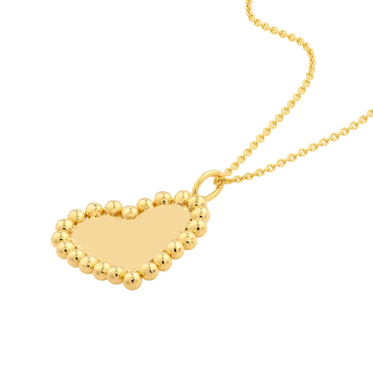 Beaded Heart Charm