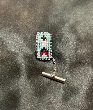 Beaded Tie-Pin