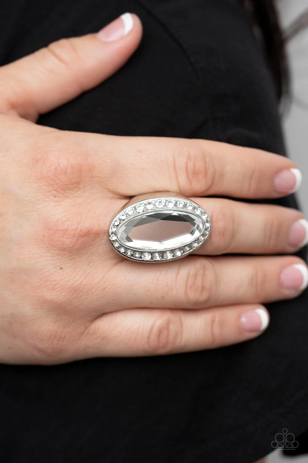 Believe in Bling - White Ring