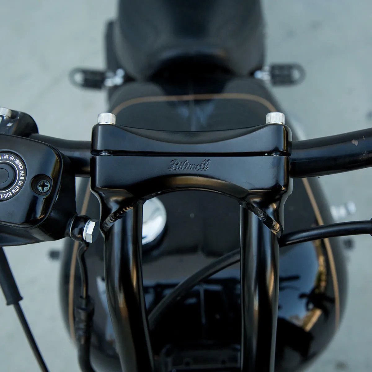 Biltwell Murdock Pullback Risers Black - 8"