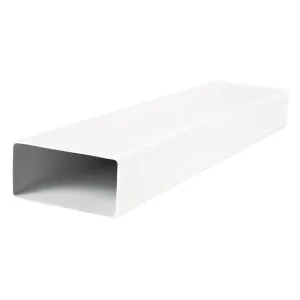 Blauberg Flat Plastic Ducting 110x54mm - 2m long