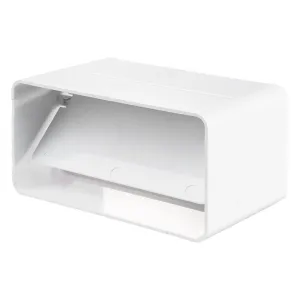 Blauberg Flat Plastic Ducting Shutter - 110x54mm