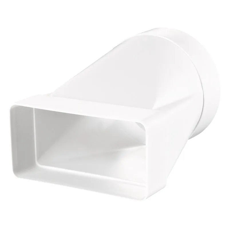 Blauberg Flat Plastic Ducting to Round Transformer 220x90 - 150mm