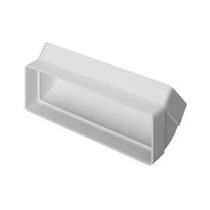 Blauberg Flat Plastic Ducting Vertical 45 Degree Bend - 220x90mm