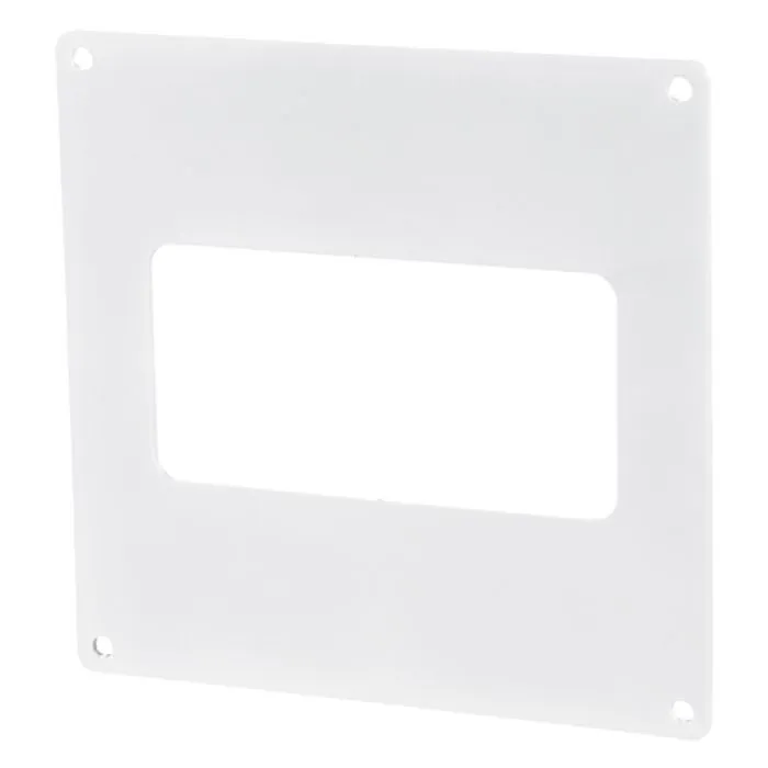 Blauberg Flat Plastic Ducting Wall Plate - 204x60mm