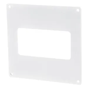 Blauberg Flat Plastic Ducting Wall Plate - 204x60mm
