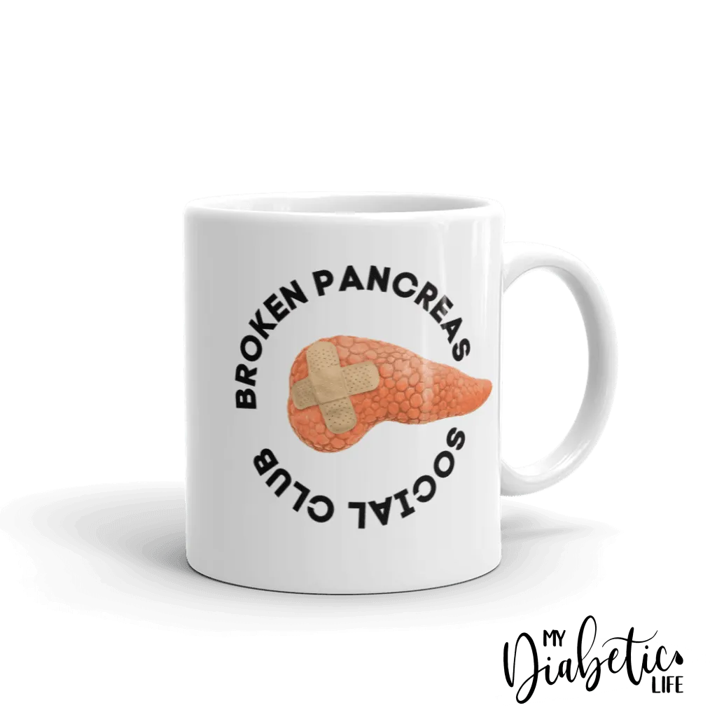 Broken Pancreas Social Club - Diabetes Awareness Coffee Mug