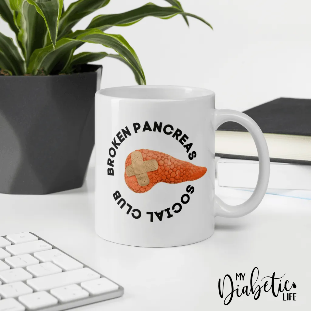 Broken Pancreas Social Club - Diabetes Awareness Coffee Mug