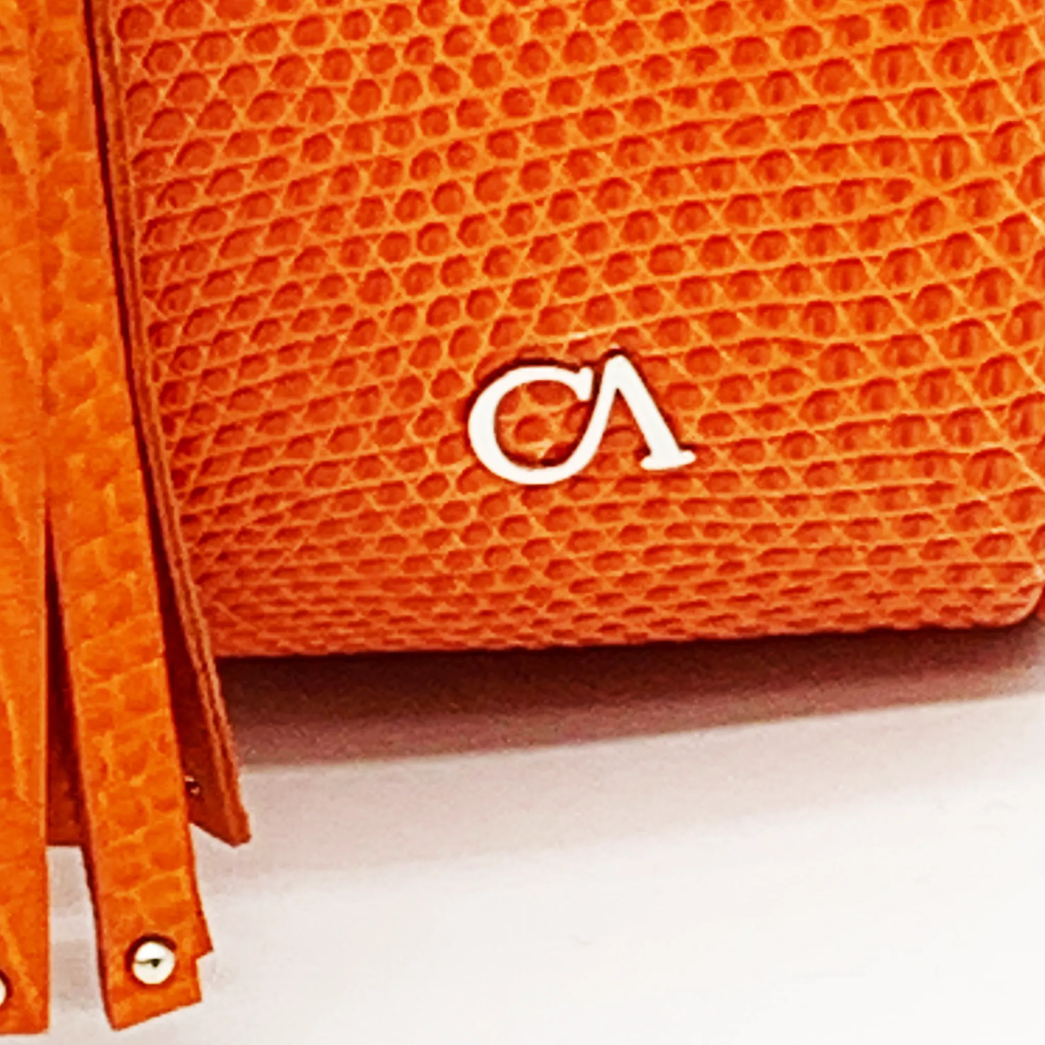 CA Stacie Custom Mandarin Lizard Handbag