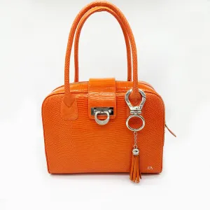 CA Stacie Custom Mandarin Lizard Handbag