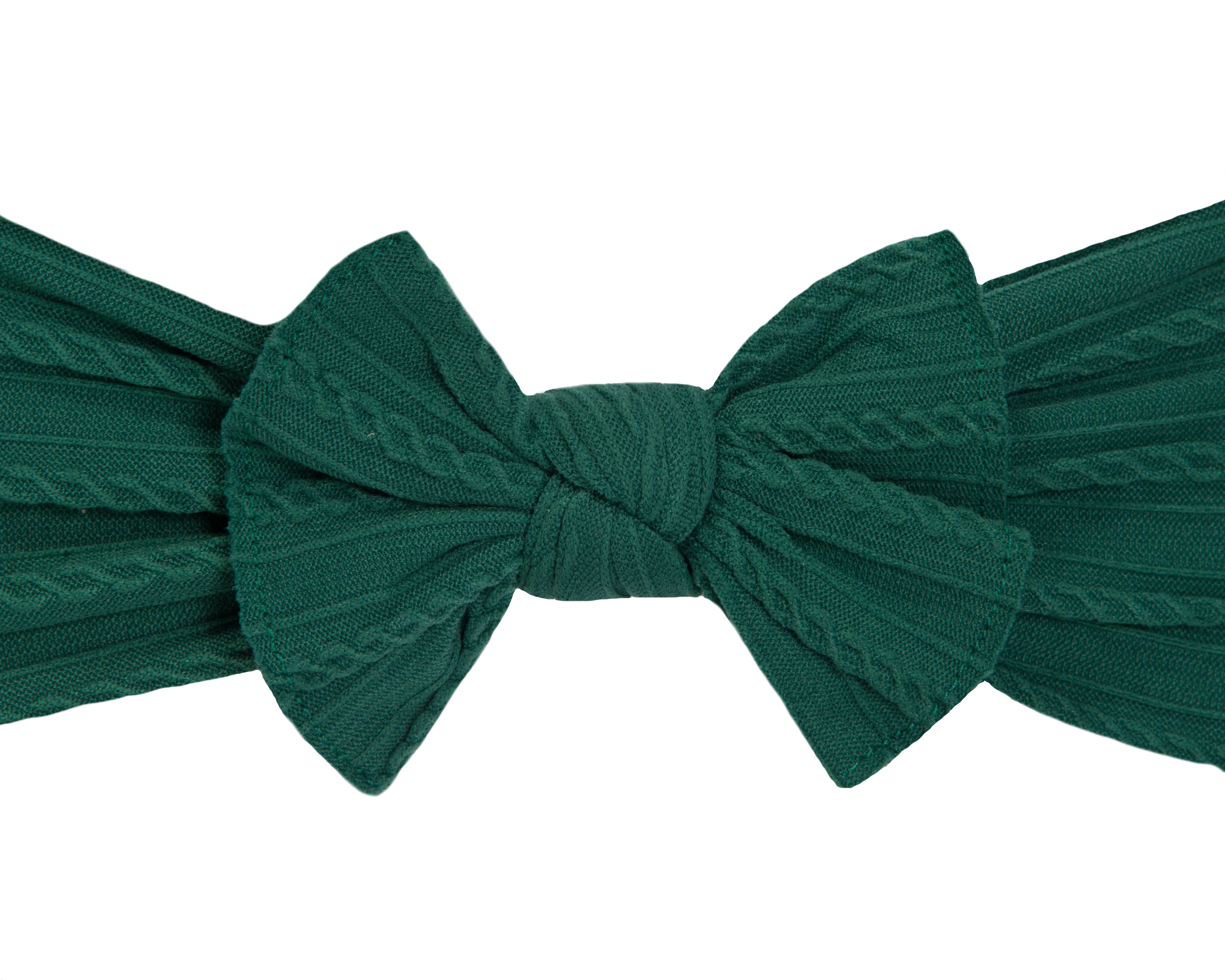 Cable Knit Bows