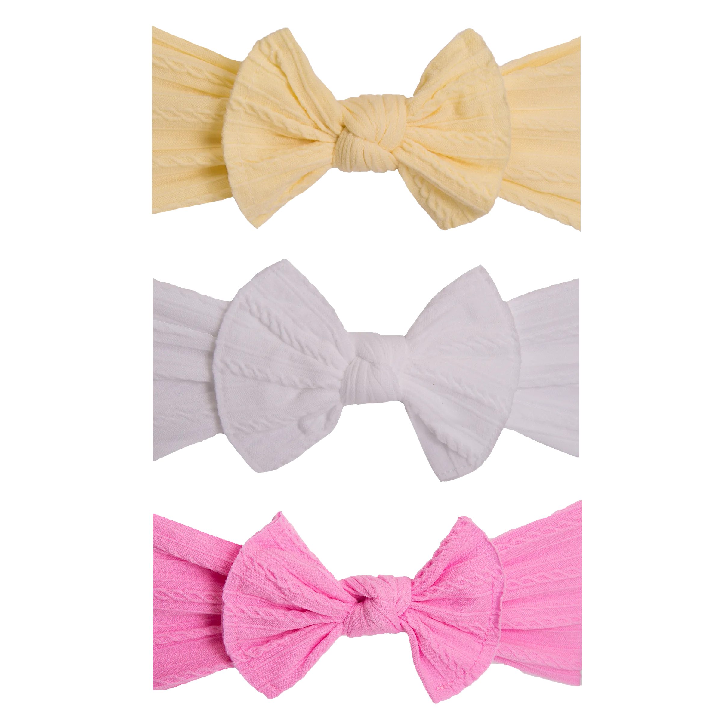 Cable Knit Bows