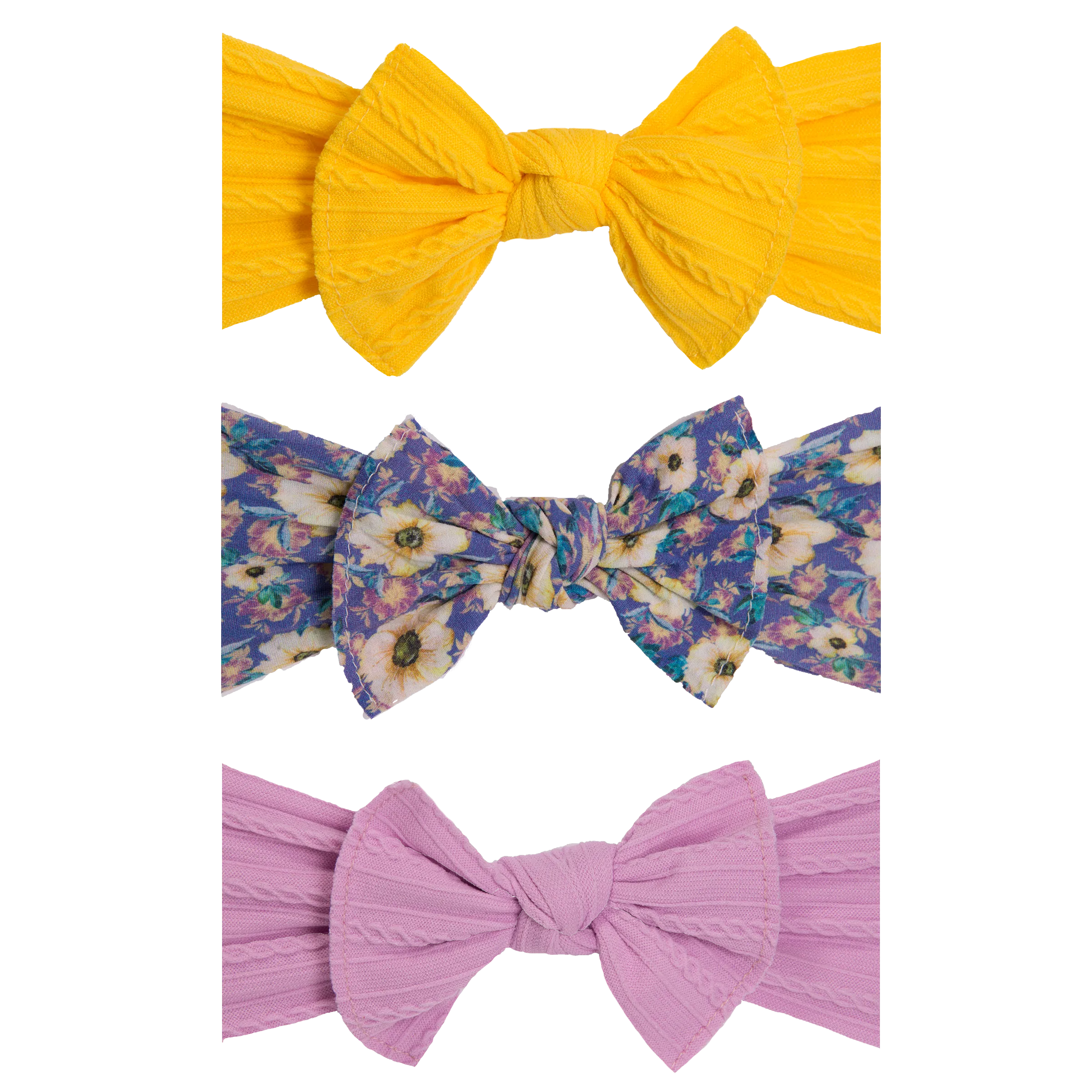 Cable Knit Bows