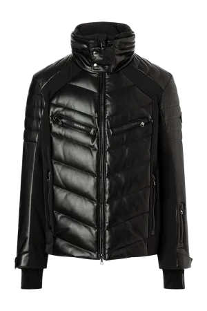 Calum-D Down Sport Leather Ski Jacket