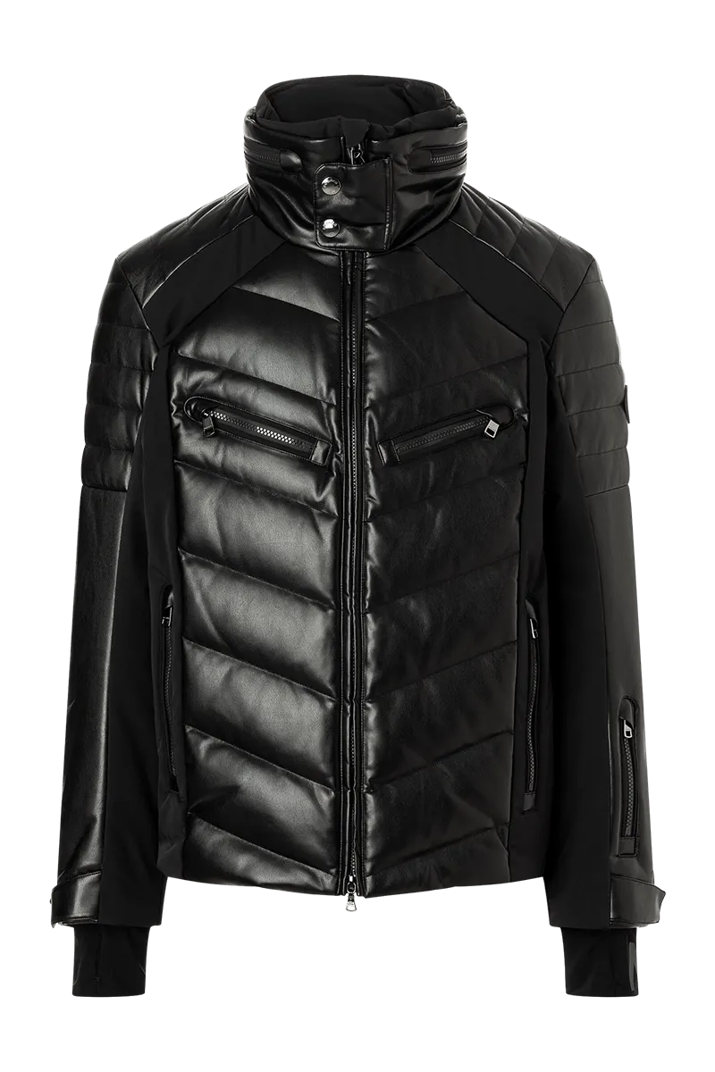 Calum-D Down Sport Leather Ski Jacket