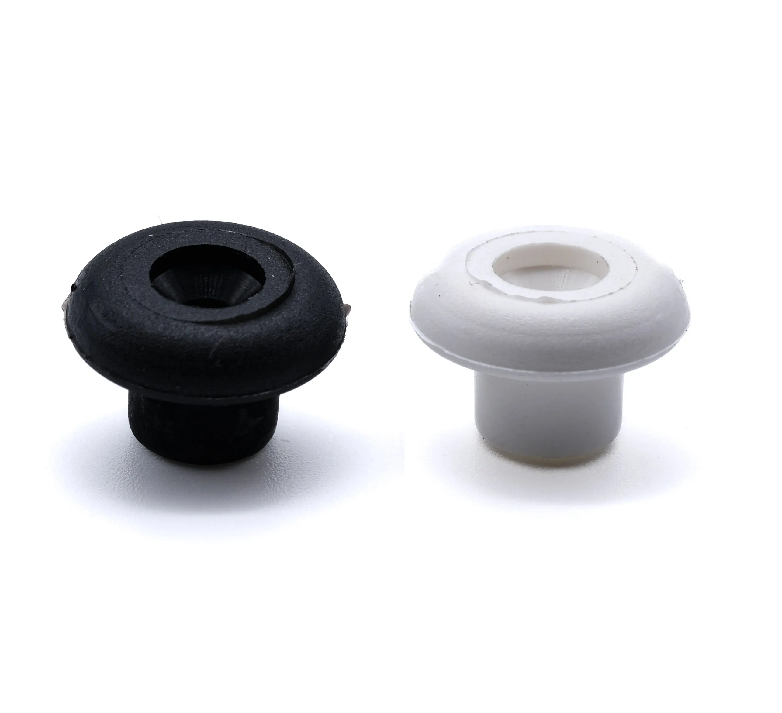 Canopy lacing mushroom button deck fitting black and white