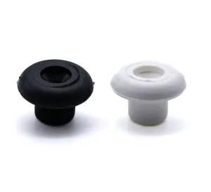 Canopy lacing mushroom button deck fitting black and white