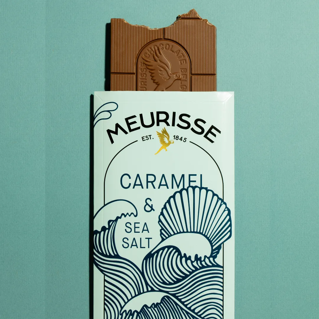 Caramel and Sea Salt 39% Milk Chocolate 15 x 100g