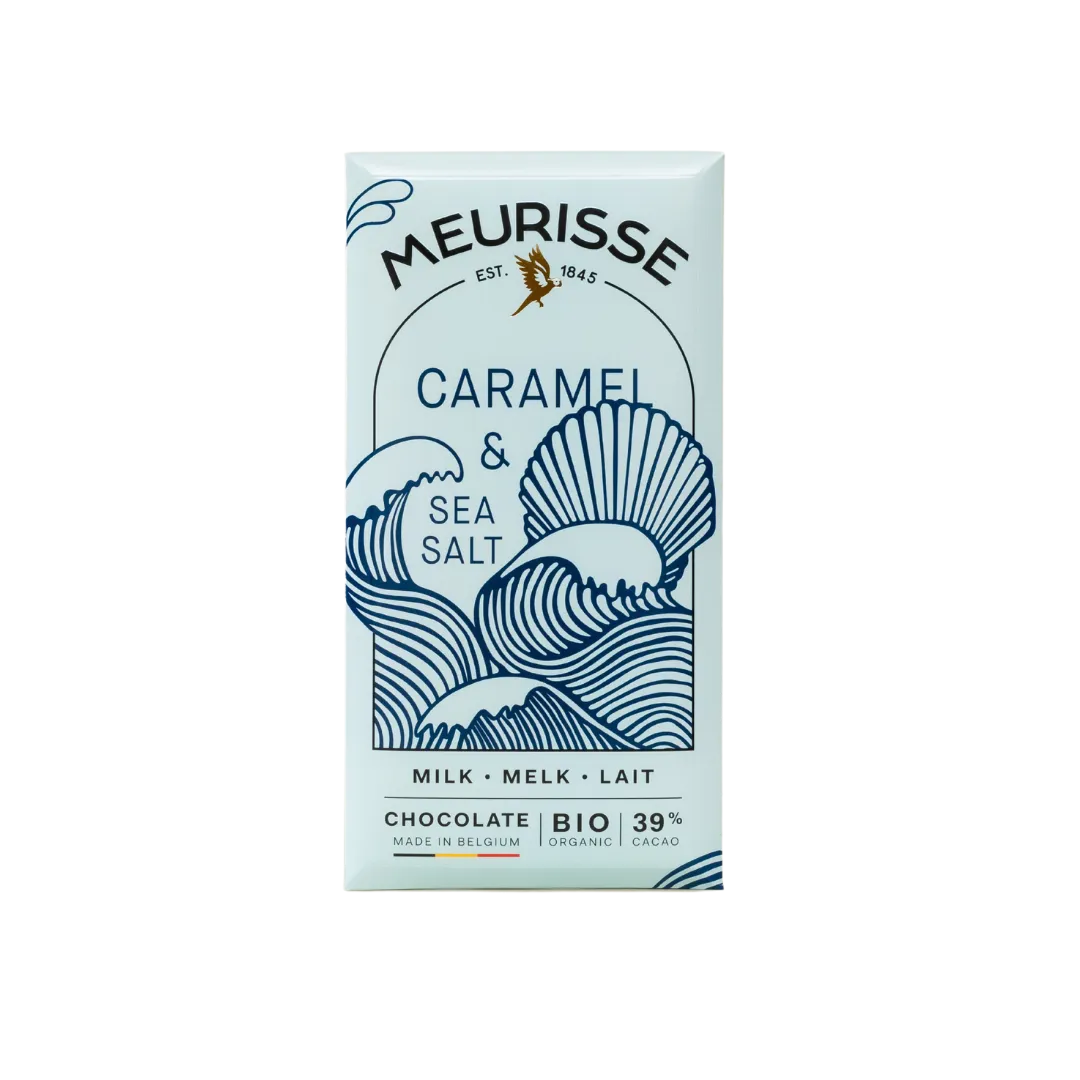 Caramel and Sea Salt 39% Milk Chocolate 15 x 100g