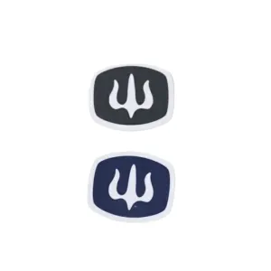 Carver Badge Logo Sticker - Med