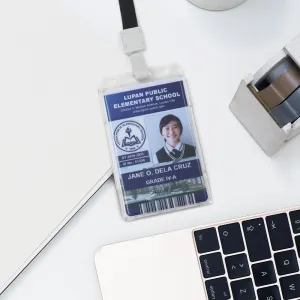 CCS ID CARD HOLDER PREMIUM, CRYSTAL DOUBLE, PORTRAIT