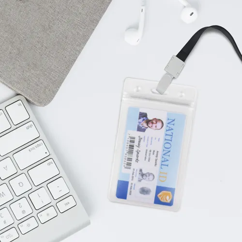 CCS ID CARD HOLDER, SOFT, PORTRAIT - ANTI-PRINT TRANSFER