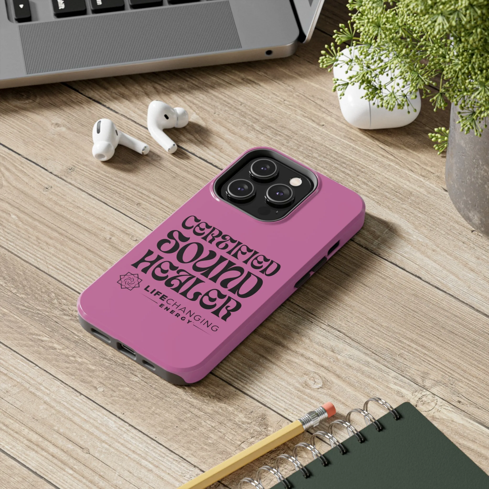 Certified Sound Healer Phone Case - Pink