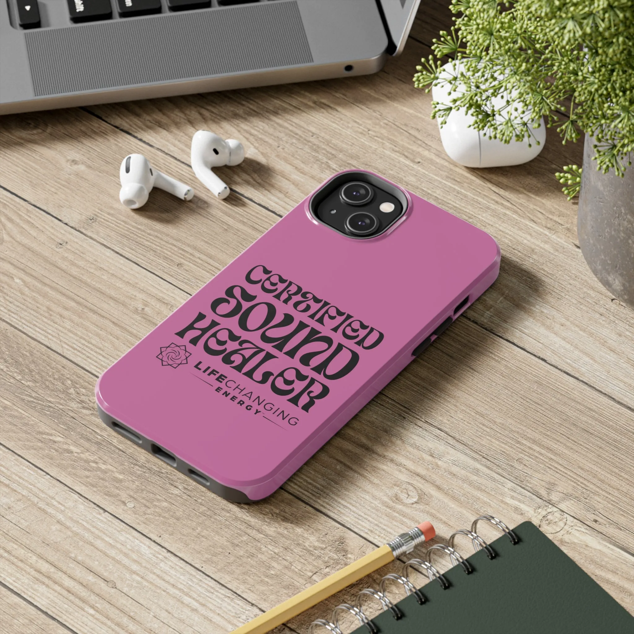 Certified Sound Healer Phone Case - Pink