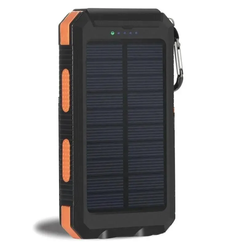 CHARGEUR SOLAIRE - CHARGEUR AVEC LAMPE D'ECLAIRAGE