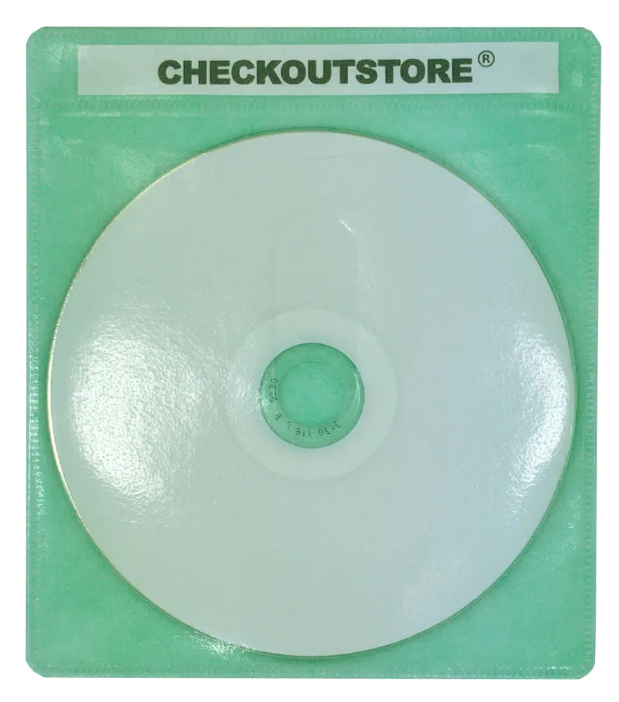 CheckOutStore Premium CD Double-sided Storage Plastic Sleeve