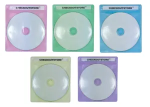 CheckOutStore Premium CD Double-sided Storage Plastic Sleeve