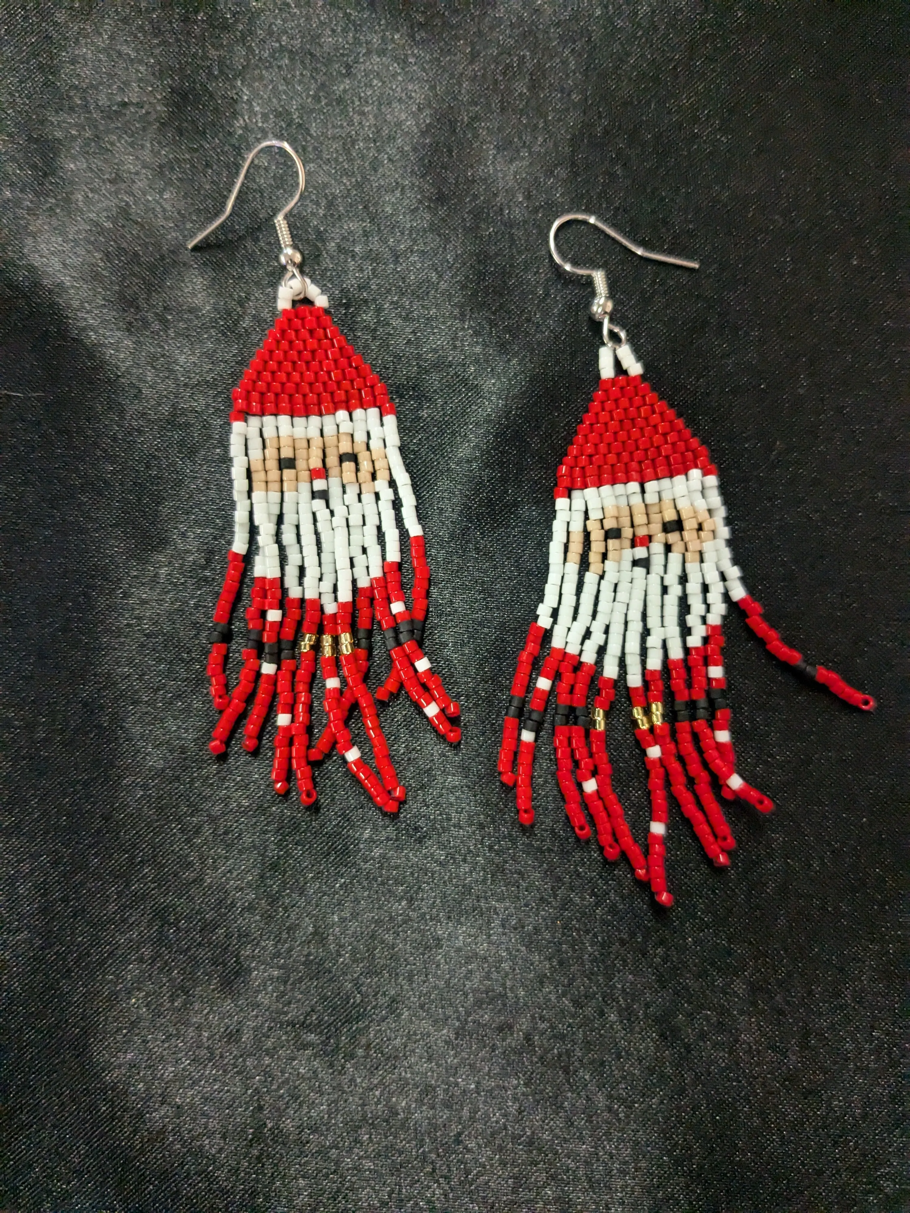 Christmas Beaded Earrings