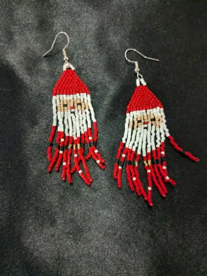 Christmas Beaded Earrings