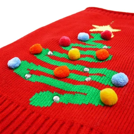 Christmas Tree Bling Dog Sweater