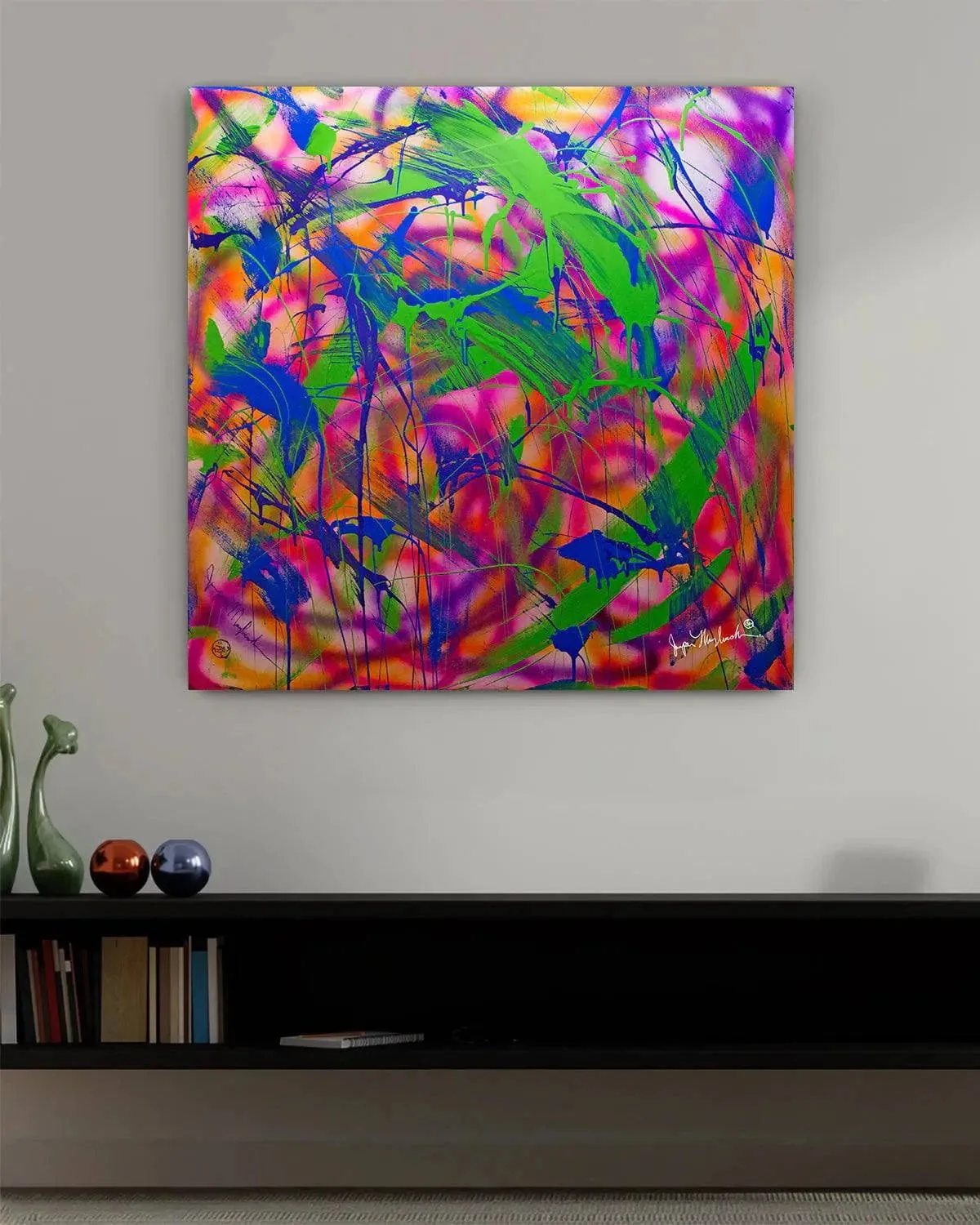 Chromatic #1  (Embellished-Hand Signed by the Artist)