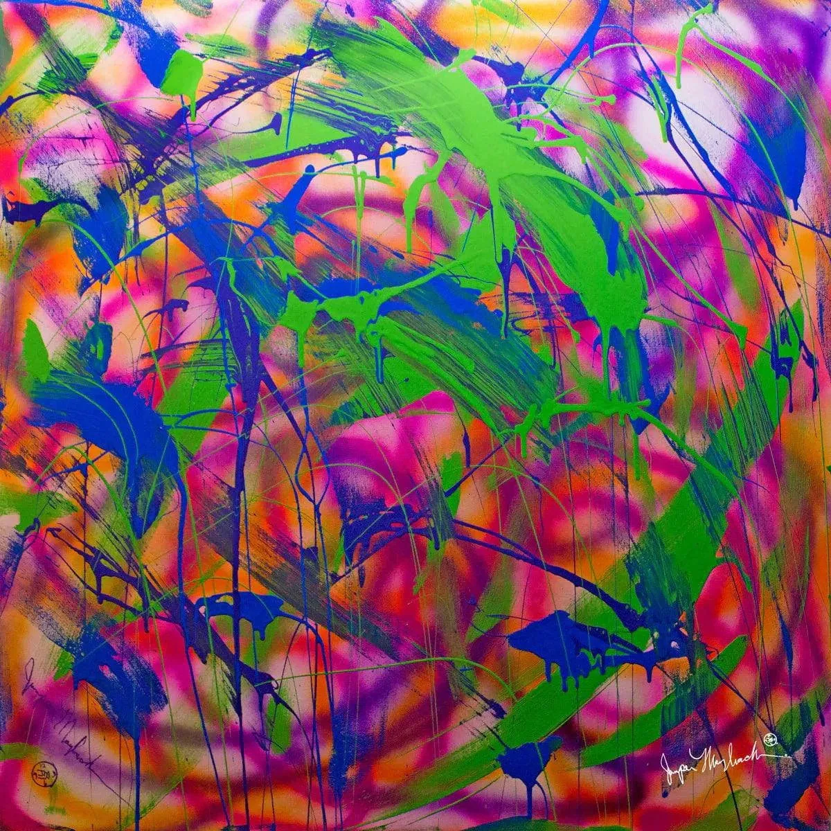 Chromatic #1  (Embellished-Hand Signed by the Artist)