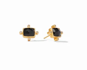 Clara Stud - Obsidian Black