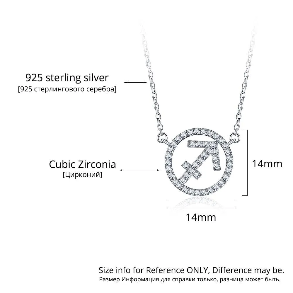 Classic 925 Sterling Silver Necklaces & Pendants Party Jewelry Elegant Women Necklace Gifts For Her