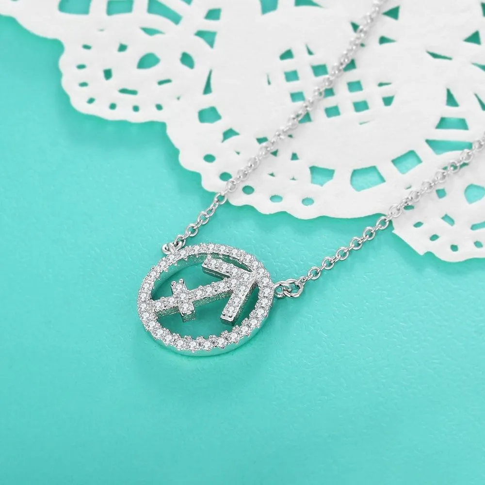 Classic 925 Sterling Silver Necklaces & Pendants Party Jewelry Elegant Women Necklace Gifts For Her