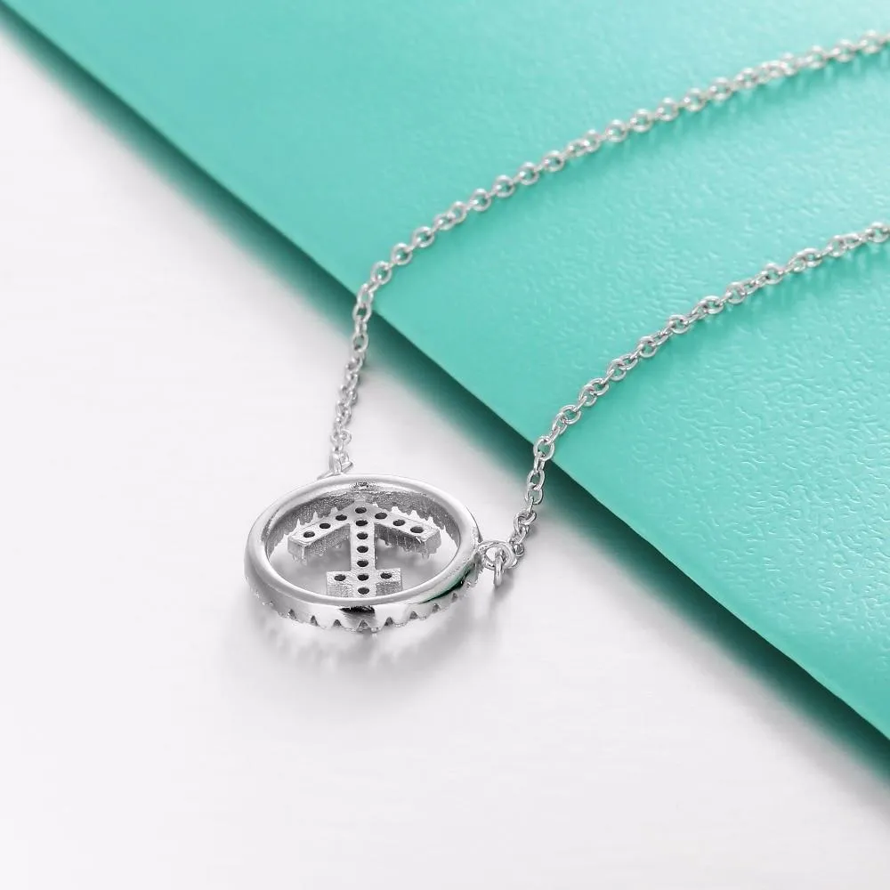 Classic 925 Sterling Silver Necklaces & Pendants Party Jewelry Elegant Women Necklace Gifts For Her