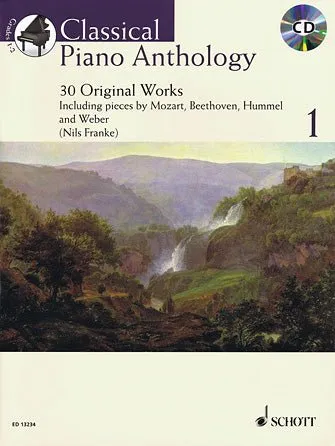 Classical Piano Anthology, Vol. 1 for Grade 5-6 (Book & CD)