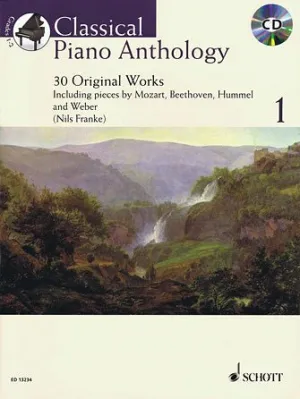 Classical Piano Anthology, Vol. 1 for Grade 5-6 (Book & CD)