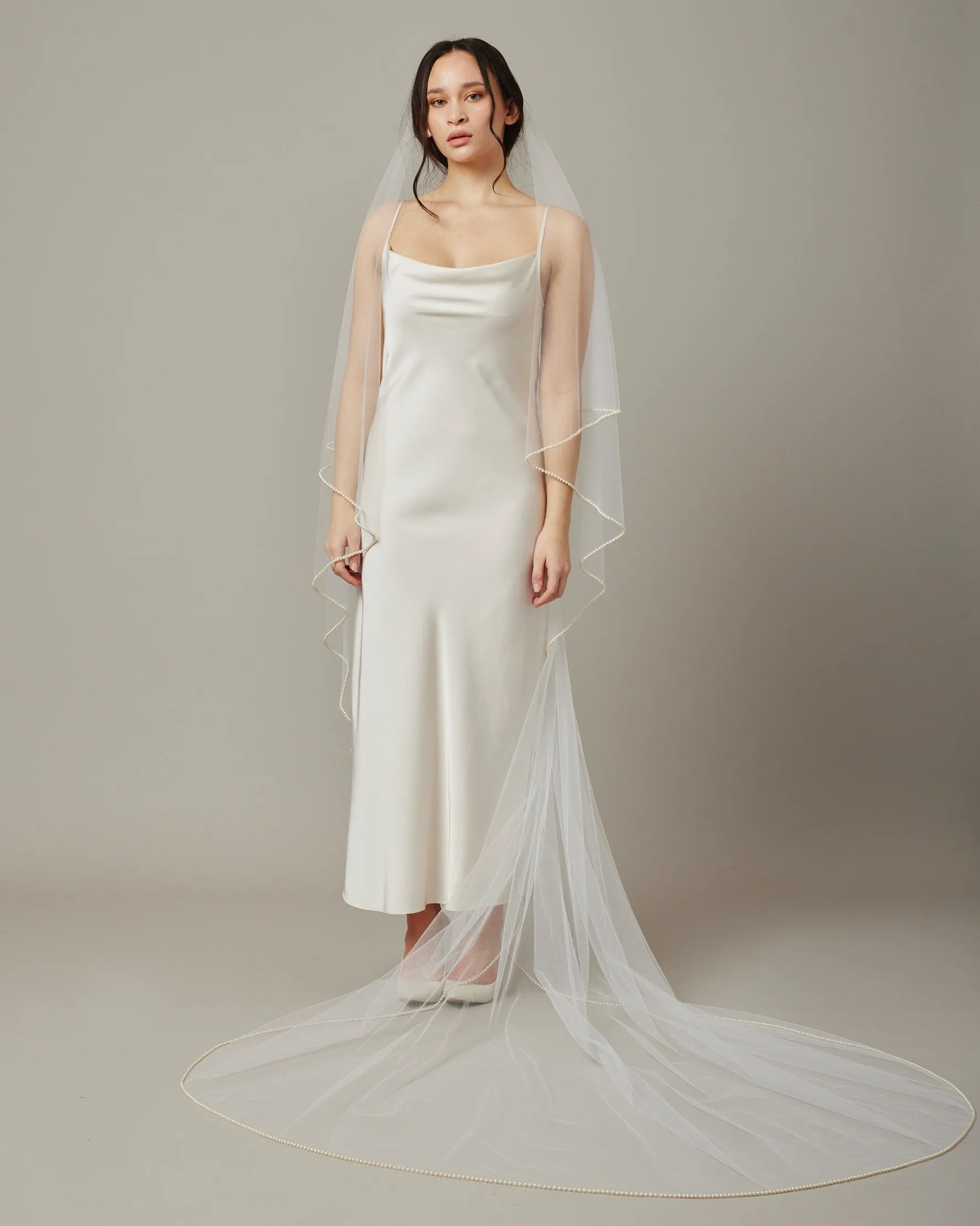 CLAYTON PEARL CATHEDRAL VEIL