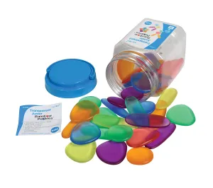 Clear Junior Rainbow Pebbles