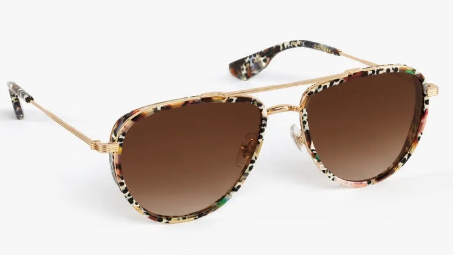 COLEMAN-18K Titanium / Poppy Noir