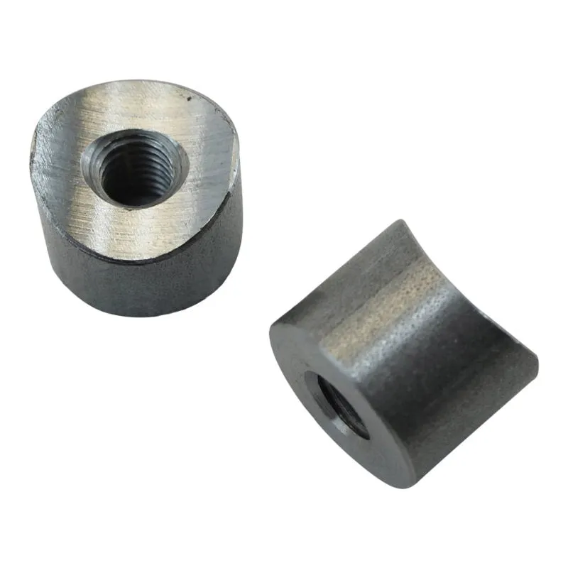 Coped Steel Bungs 5/16-18 Threaded 1/2 inch Long by TC Bros