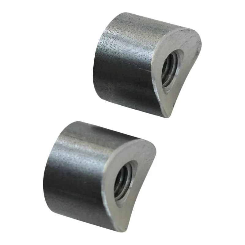 Coped Steel Bungs 5/16-18 Threaded 1/2 inch Long by TC Bros