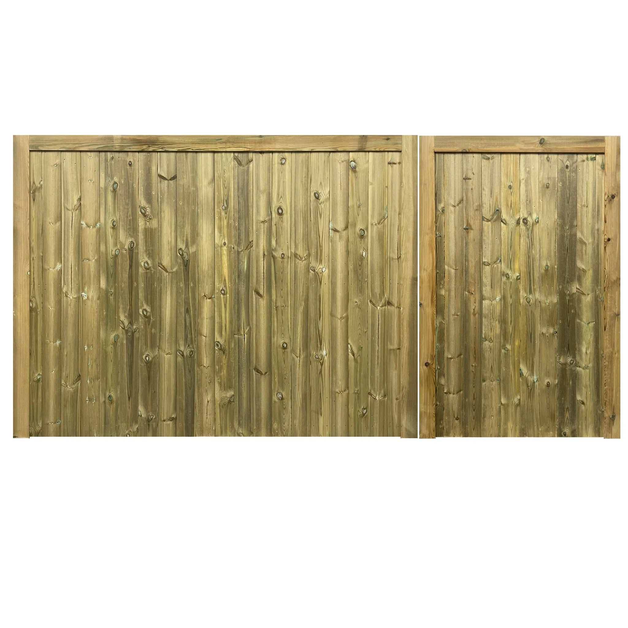 Croyde Mortise & Tenon 3/4 Split T&G Entrance Gate (Pair)